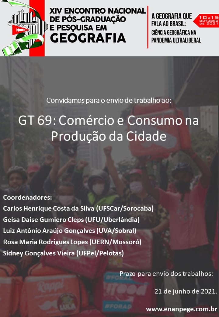 Envio de trabalhos ao GT 69 - XIV ENANPEGE